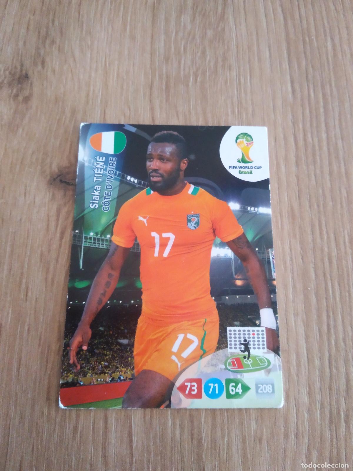 Figurine di Calcio: SIAKA TIENE COSTA MARFIL CROMO FUTBOL PANINI ADRENALYN MUNDIAL 2014 WORLD CUP COPA DEL MUNDO