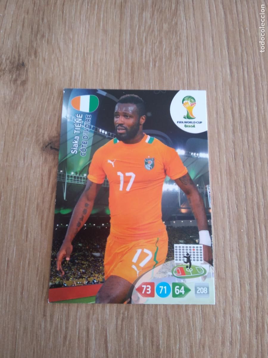 Figurine di Calcio: SIAKA TIENE COSTA MARFIL CROMO FUTBOL PANINI ADRENALYN MUNDIAL 2014 WORLD CUP COPA DEL MUNDO