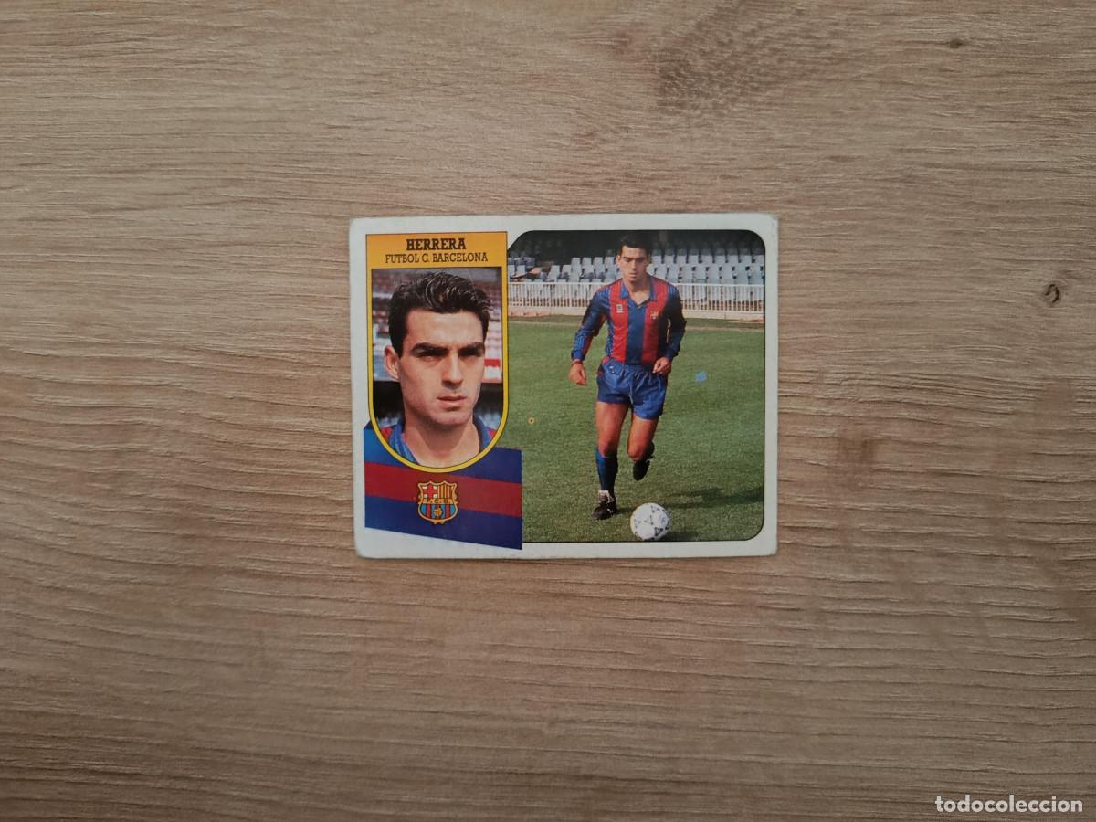 Figurine di Calcio: CROMO DE FUTBOL LIGA ESTE HERRERA BARCELONA SIN PEGAR NUNCA PEGADO 91 92 1991 1992 D426