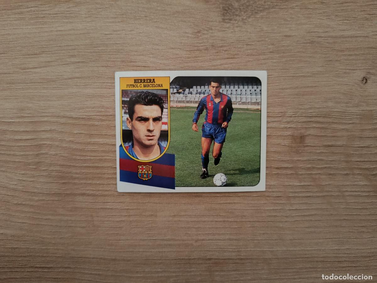 Figurine di Calcio: CROMO DE FUTBOL LIGA ESTE HERRERA BARCELONA SIN PEGAR NUNCA PEGADO 91 92 1991 1992 D426