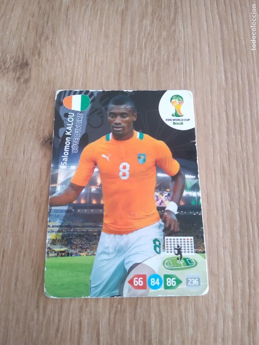Figurine di Calcio: SALOMON KALOU COSTA MARFIL CROMO FUTBOL PANINI ADRENALYN MUNDIAL 2014 WORLD CUP COPA DEL MUNDO