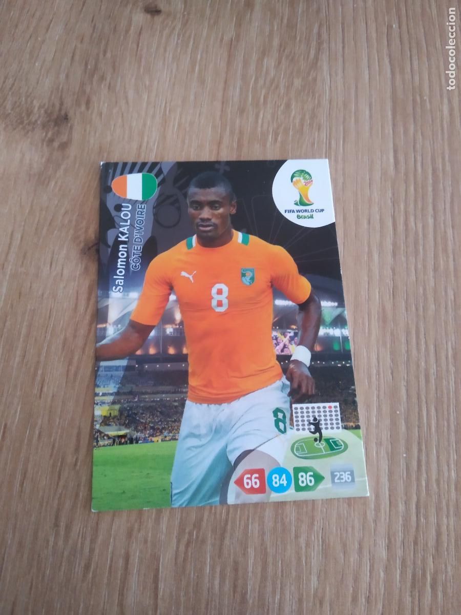 Figurine di Calcio: SALOMON KALOU COSTA MARFIL CROMO FUTBOL PANINI ADRENALYN MUNDIAL 2014 WORLD CUP COPA DEL MUNDO