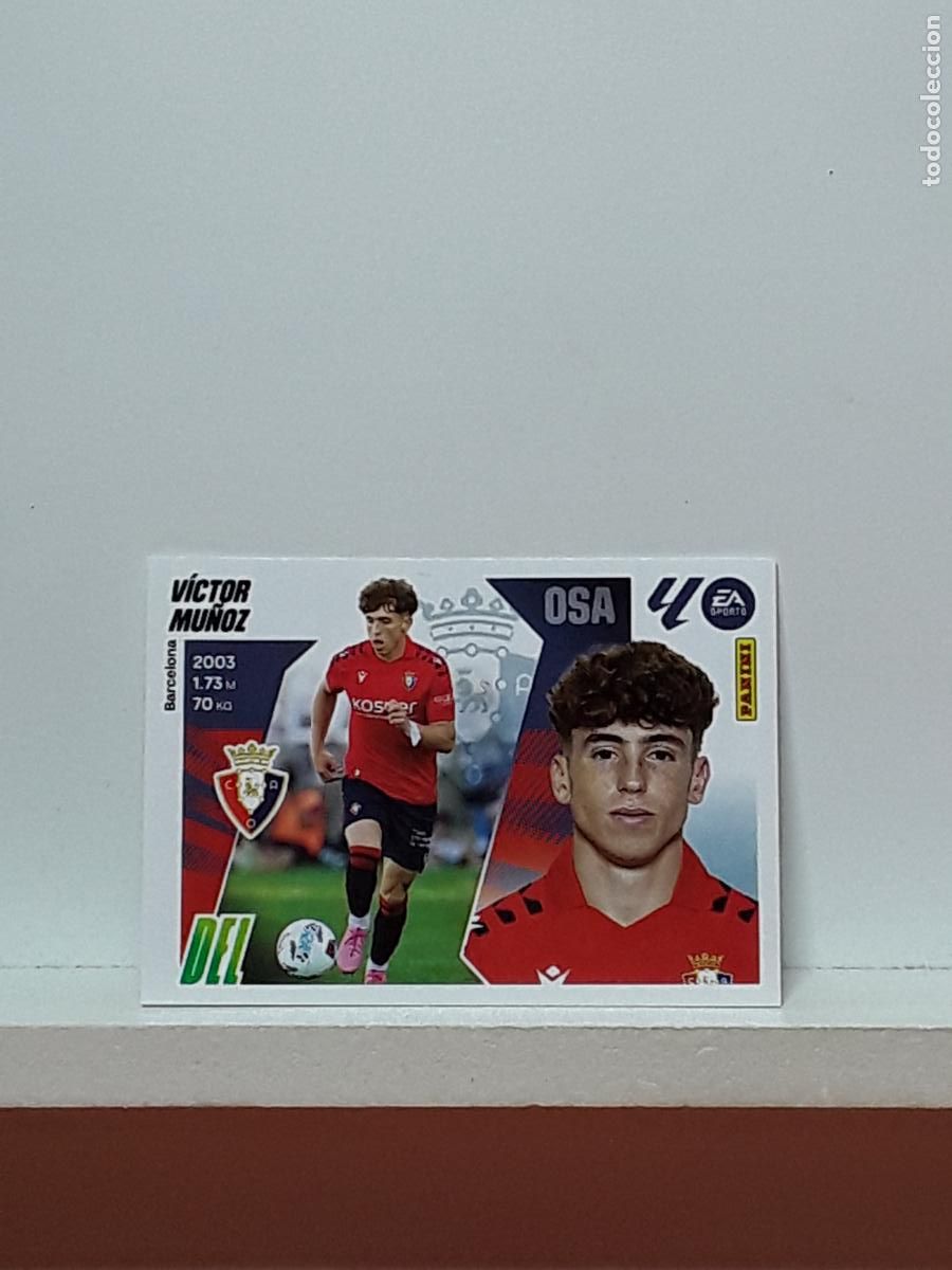 Cartes &agrave; collectionner de Football: LALIGA ESTE 2025 2026 EA SPORTS 25 26 ALBUM PANINI LIGA N 17 OSASUNA SEGUNDA VICTOR MU&Ntilde;OZ