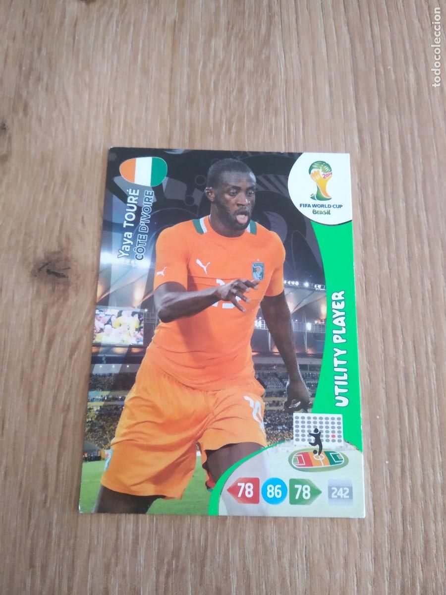 Cromos de F&uacute;tbol: TOURE YAYA COSTA MARFIL CROMO FUTBOL PANINI ADRENALYN MUNDIAL 2014 WORLD CUP COPA DEL MUNDO