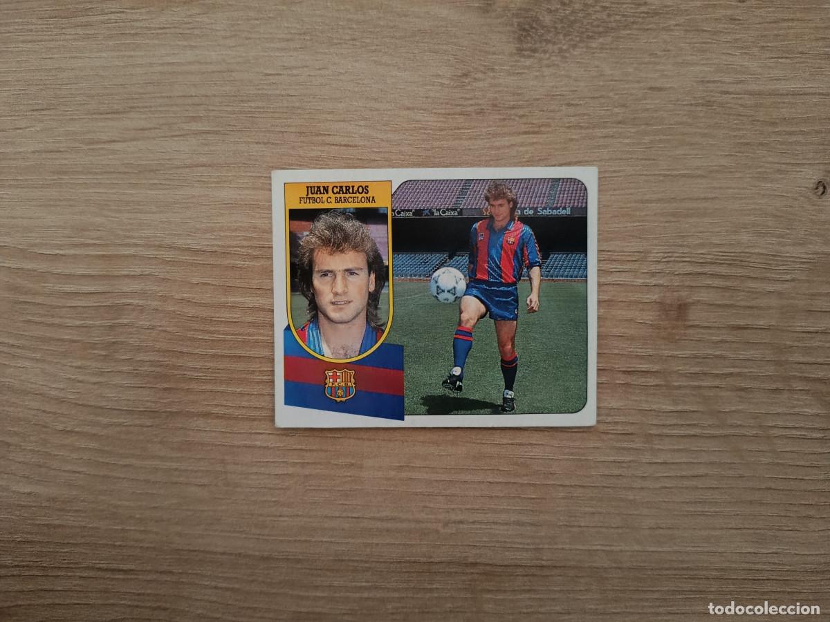 Cromos de F&uacute;tbol: CROMO LIGA ESTE JUAN CARLOS FICHAJE 3 BARCELONA SIN PEGAR NUNCA PEGADO 91 92 1991 1992 D426