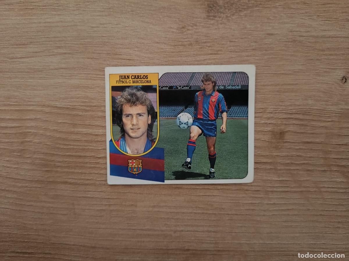 Cromos de F&uacute;tbol: CROMO LIGA ESTE JUAN CARLOS FICHAJE 3 BARCELONA SIN PEGAR NUNCA PEGADO 91 92 1991 1992 D426