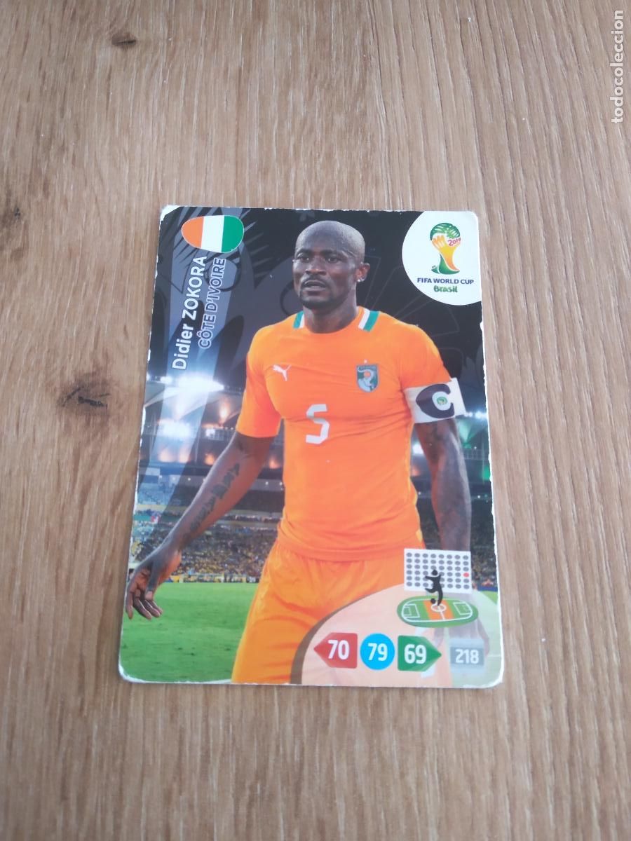 Cromos de F&uacute;tbol: DIDIER ZOKORA COSTA MARFIL CROMO FUTBOL PANINI ADRENALYN MUNDIAL 2014 WORLD CUP COPA DEL MUNDO