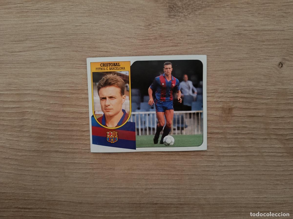 Cromos de F&uacute;tbol: CROMO DE FUTBOL LIGA ESTE CRISTOBAL BARCELONA SIN PEGAR NUNCA PEGADO 91 92 1991 1992 D426