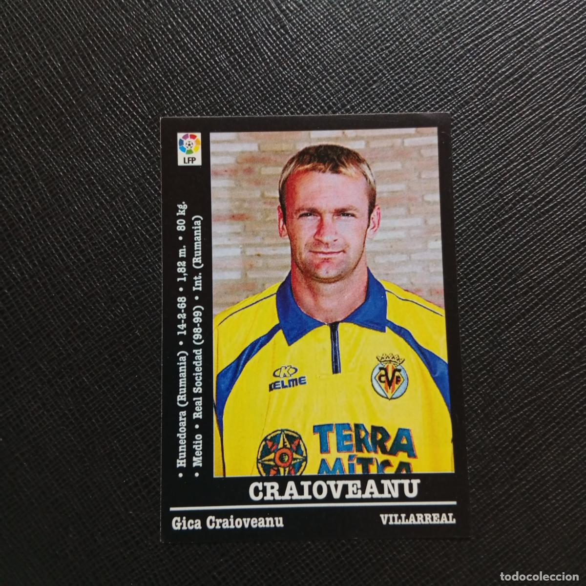 Cromos de F&uacute;tbol: 337 CRAIOVEANU VILLARREAL PANINI 2000 2001 CROMO FUTBOL 00 01 LIGA - SIN PEGAR - A165 PG388