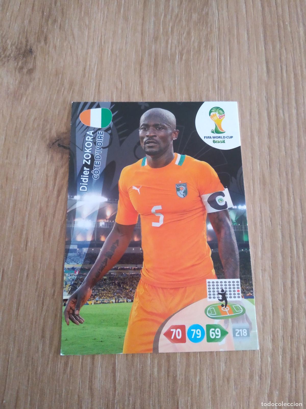 Cromos de F&uacute;tbol: DIDIER ZOKORA COSTA MARFIL CROMO FUTBOL PANINI ADRENALYN MUNDIAL 2014 WORLD CUP COPA DEL MUNDO