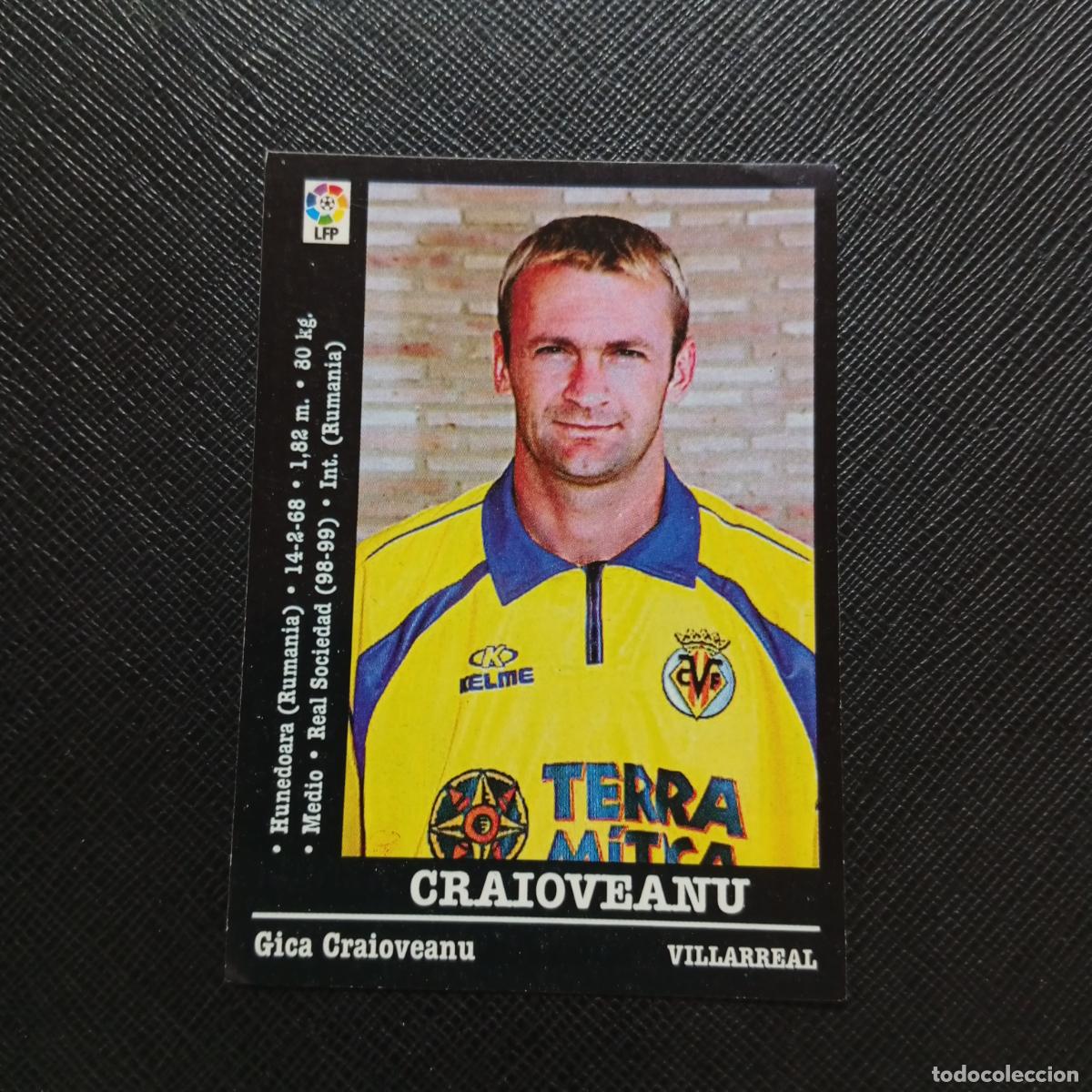 Cromos de F&uacute;tbol: 337 CRAIOVEANU VILLARREAL PANINI 2000 2001 CROMO FUTBOL 00 01 LIGA - SIN PEGAR - A165 PG388 B