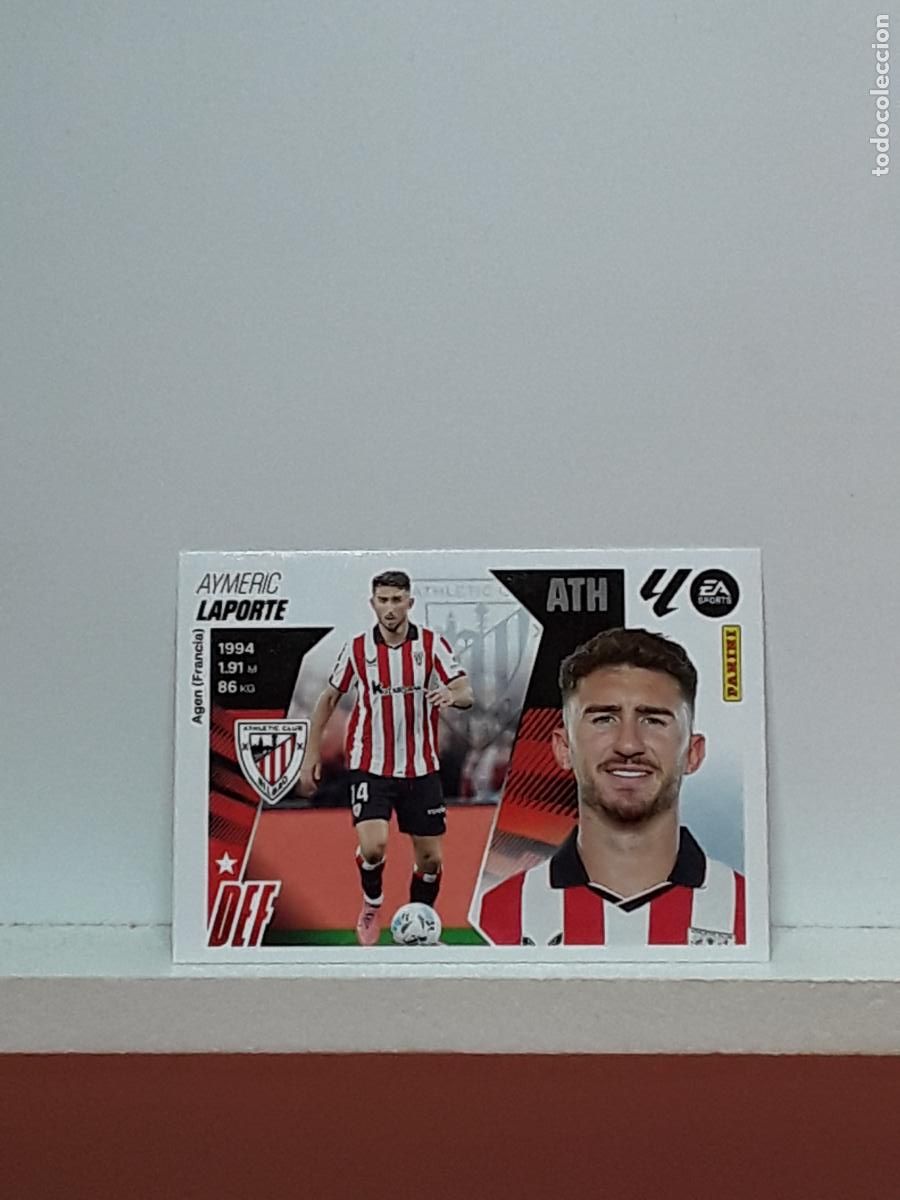 Cromos de F&uacute;tbol: LALIGA ESTE 2025 2026 EA SPORTS 25 26 ALBUM PANINI LIGA N 66 ATHLETIC FICHAJE AYMERIC LAPORTE