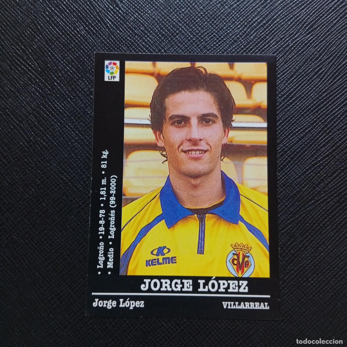 Figurine di Calcio: 335 JORGE LOPEZ VILLARREAL PANINI 2000 2001 CROMO FUTBOL 00 01 LIGA - SIN PEGAR - A165 PG388