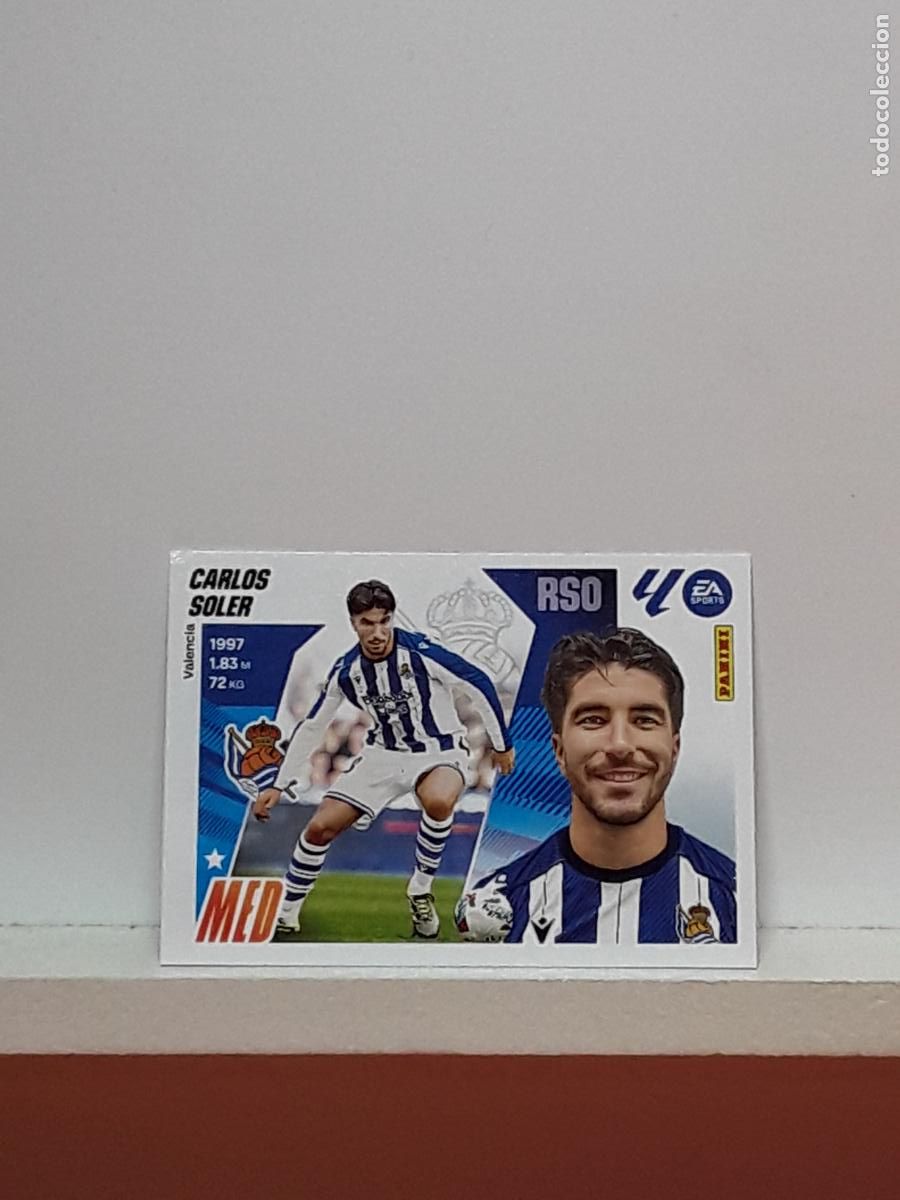 Cromos de F&uacute;tbol: LALIGA ESTE 2025 2026 EA SPORTS 25 26 ALBUM PANINI LIGA N 57 REAL SOCIEDAD FICHAJE CARLOS SOLER