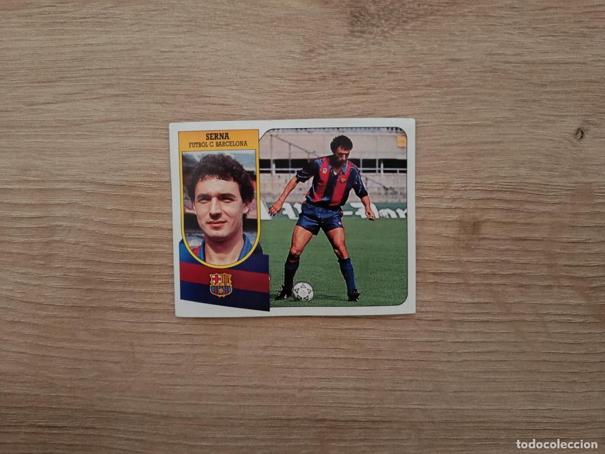 Figurine di Calcio: CROMO DE FUTBOL LIGA ESTE SERNA BARCELONA SIN PEGAR NUNCA PEGADO 91 92 1991 1992 D426
