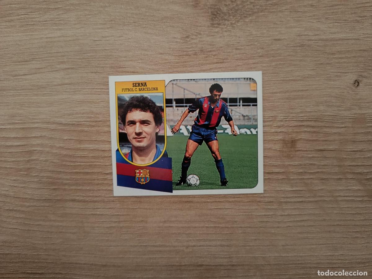 Figurine di Calcio: CROMO DE FUTBOL LIGA ESTE SERNA BARCELONA SIN PEGAR NUNCA PEGADO 91 92 1991 1992 D426