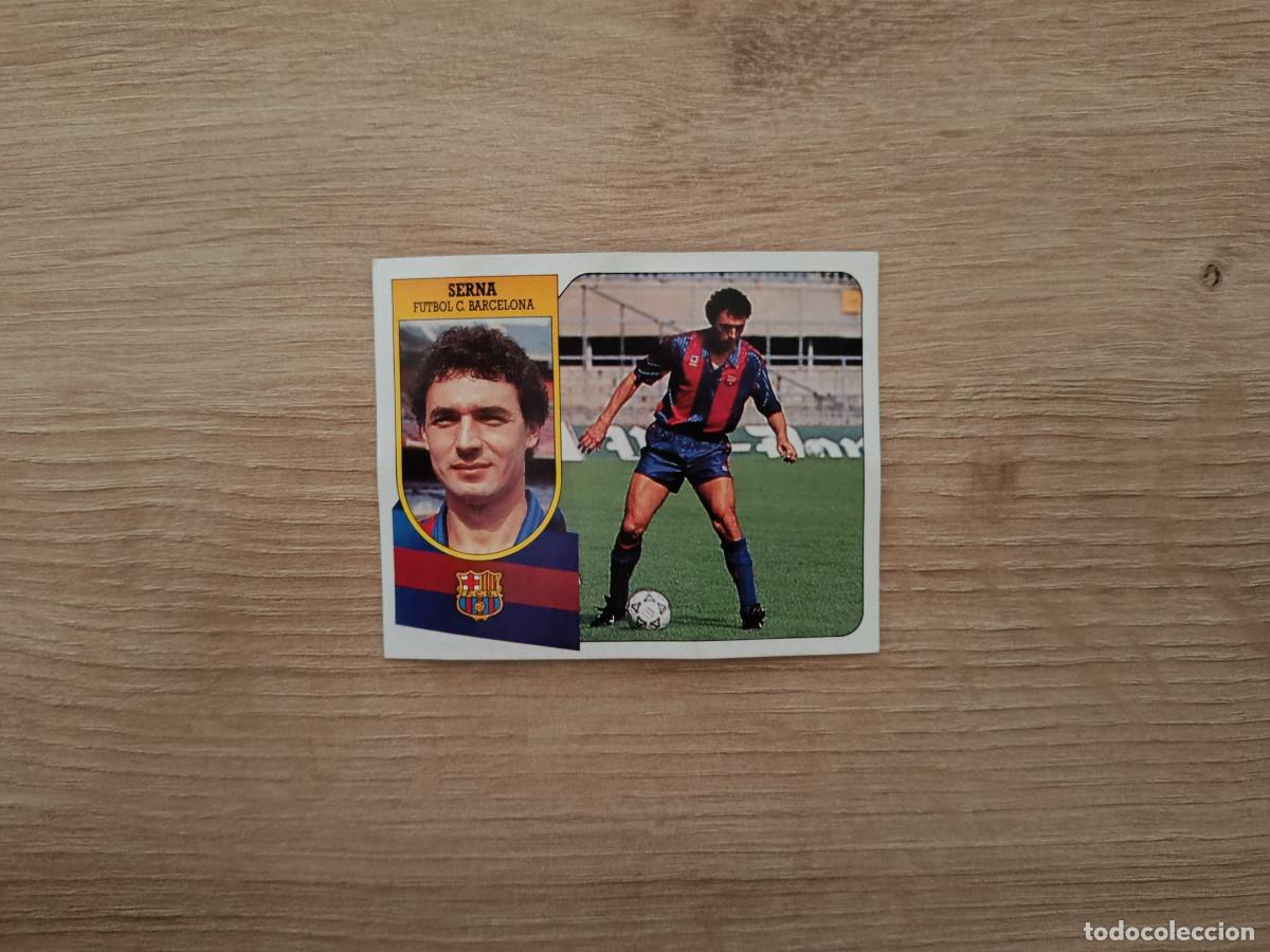 Figurine di Calcio: CROMO DE FUTBOL LIGA ESTE SERNA BARCELONA SIN PEGAR NUNCA PEGADO 91 92 1991 1992 D426