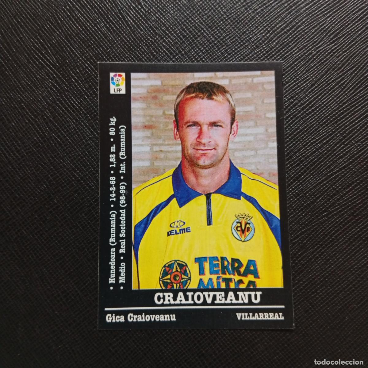 Figurine di Calcio: 337 CRAIOVEANU VILLARREAL PANINI 2000 2001 CROMO FUTBOL 00 01 LIGA - SIN PEGAR - A165 PG397