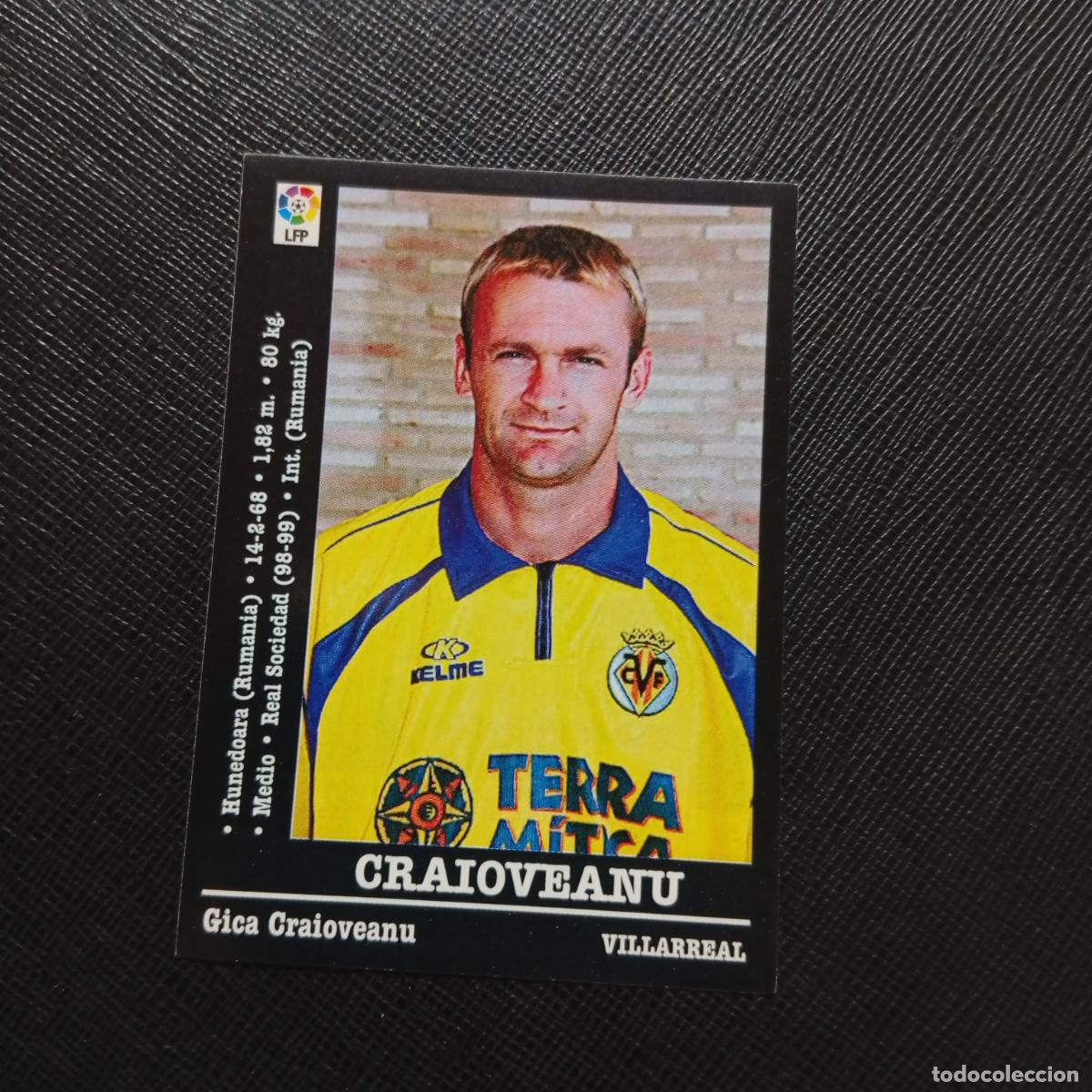 Figurine di Calcio: 337 CRAIOVEANU VILLARREAL PANINI 2000 2001 CROMO FUTBOL 00 01 LIGA - SIN PEGAR - A165 PG397 B