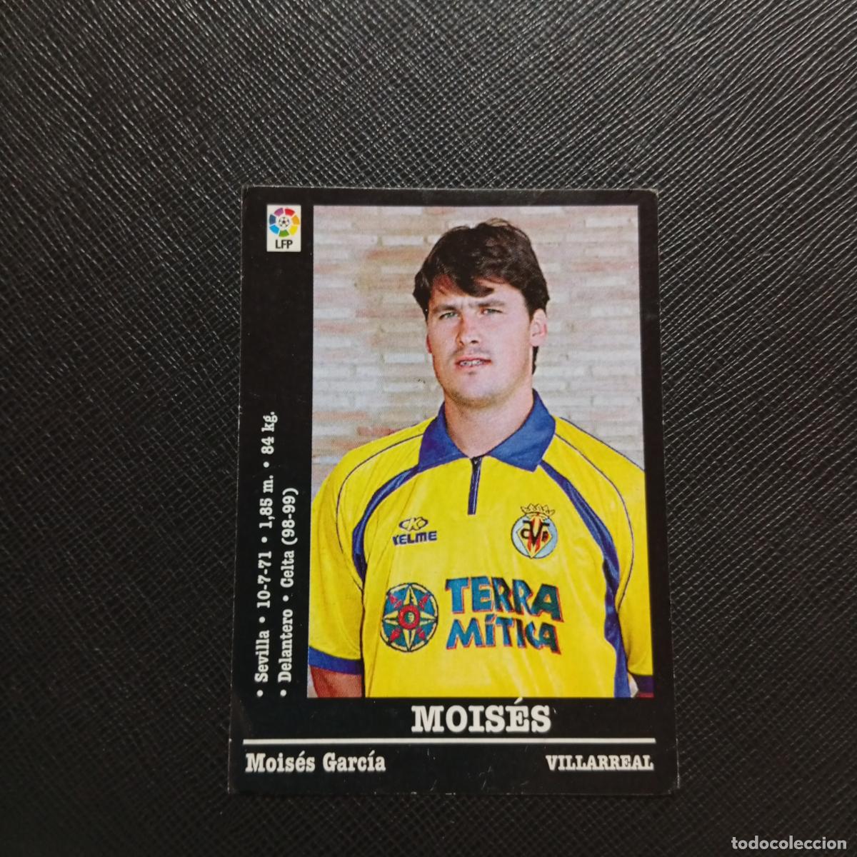 Figurine di Calcio: 338 MOISES VILLARREAL PANINI 2000 2001 CROMO FUTBOL 00 01 LIGA - SIN PEGAR - A165 PG388 B
