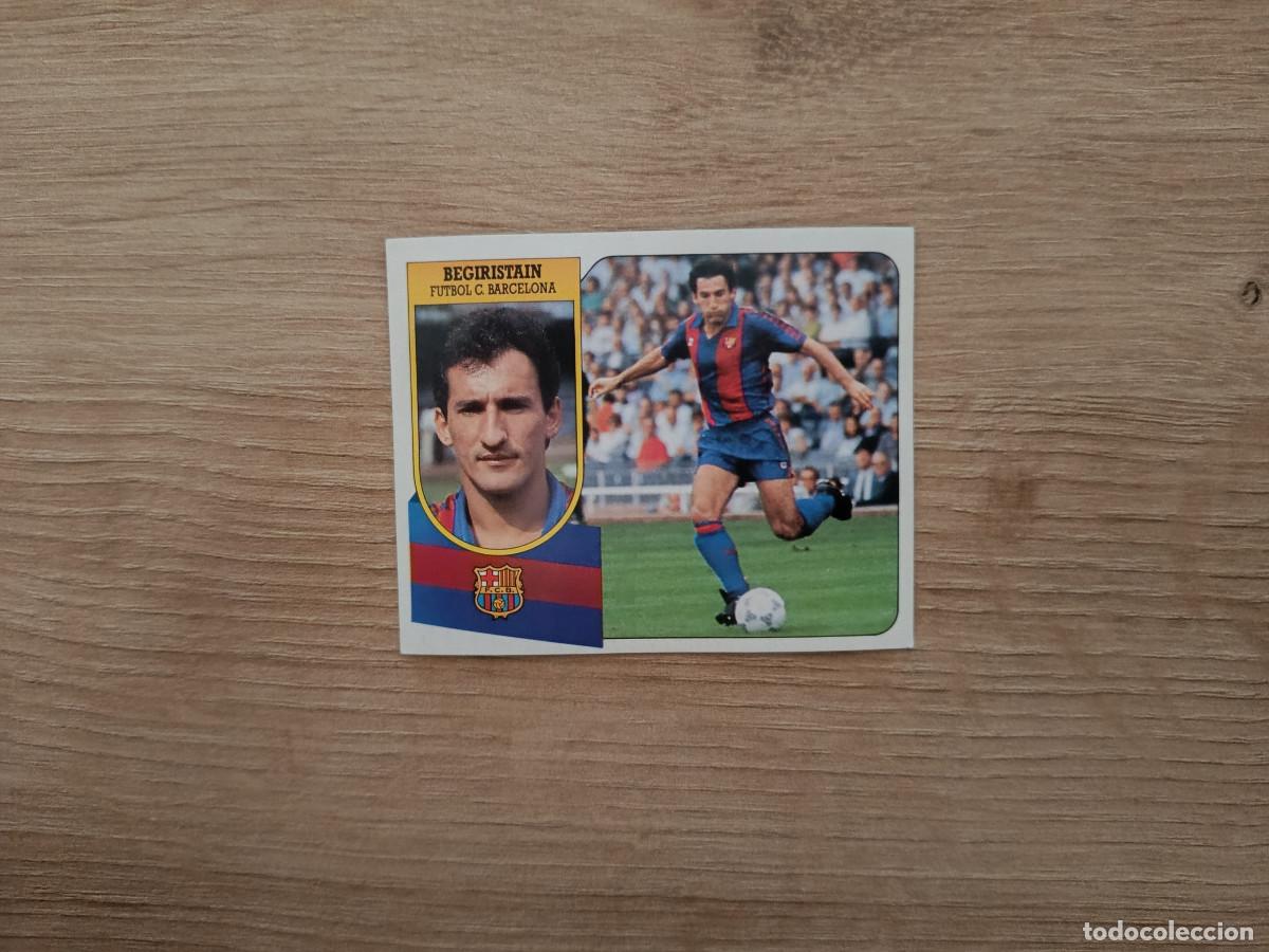 Figurine di Calcio: CROMO DE FUTBOL LIGA ESTE BEGIRISTAIN BARCELONA SIN PEGAR NUNCA PEGADO 91 92 1991 1992 D426