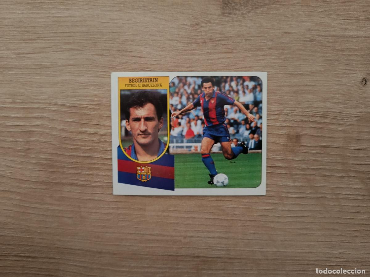 Figurine di Calcio: CROMO DE FUTBOL LIGA ESTE BEGIRISTAIN BARCELONA SIN PEGAR NUNCA PEGADO 91 92 1991 1992 D426