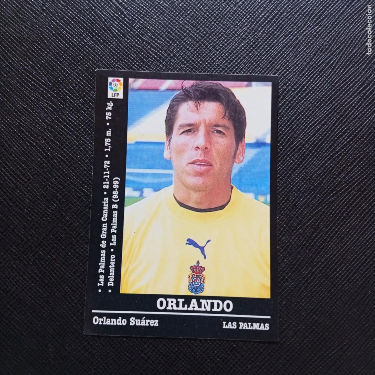 Cromos de Futebol: 305 ORLANDO LAS PALMAS PANINI 2000 2001 CROMO FUTBOL 00 01 LIGA - SIN PEGAR - A165 PG397