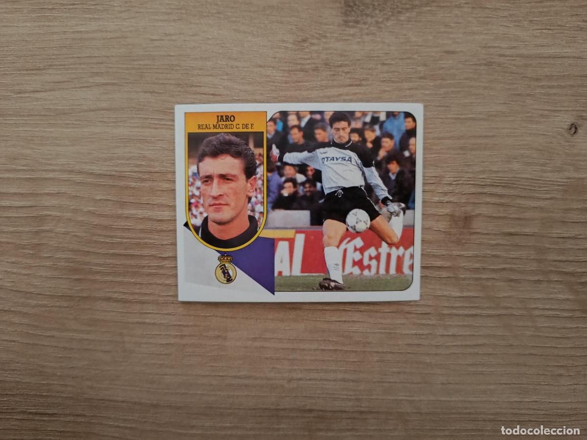 Cromos de F&uacute;tbol: CROMO DE FUTBOL LIGA ESTE JARO REAL MADRID SIN PEGAR NUNCA PEGADO 91 92 1991 1992 D426