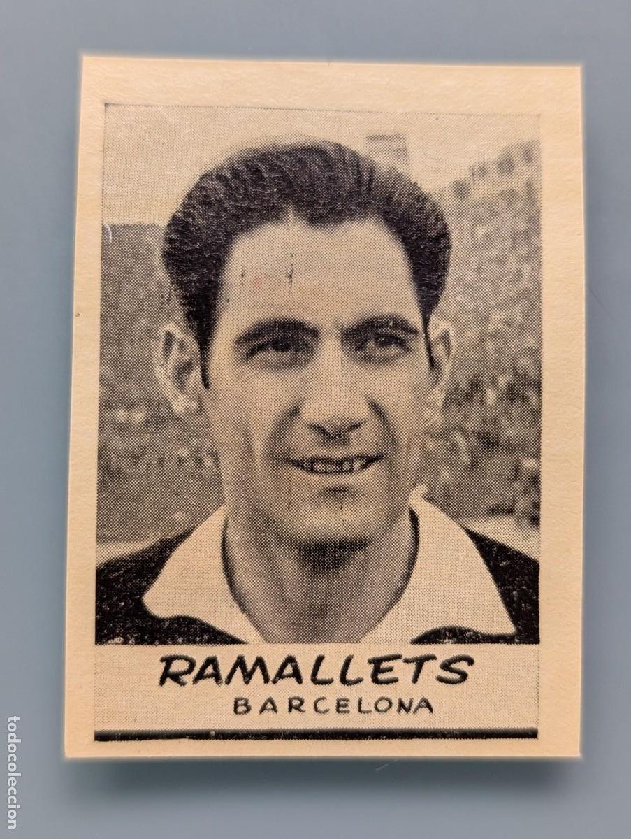 Cromos de F&uacute;tbol: DIFICIL CROMO ORIGINAL VERY RARE CARD RAMALLETS FC BARCELONA 1960 JORNADA DEPORTIVA FOOTBALL FUTBOL