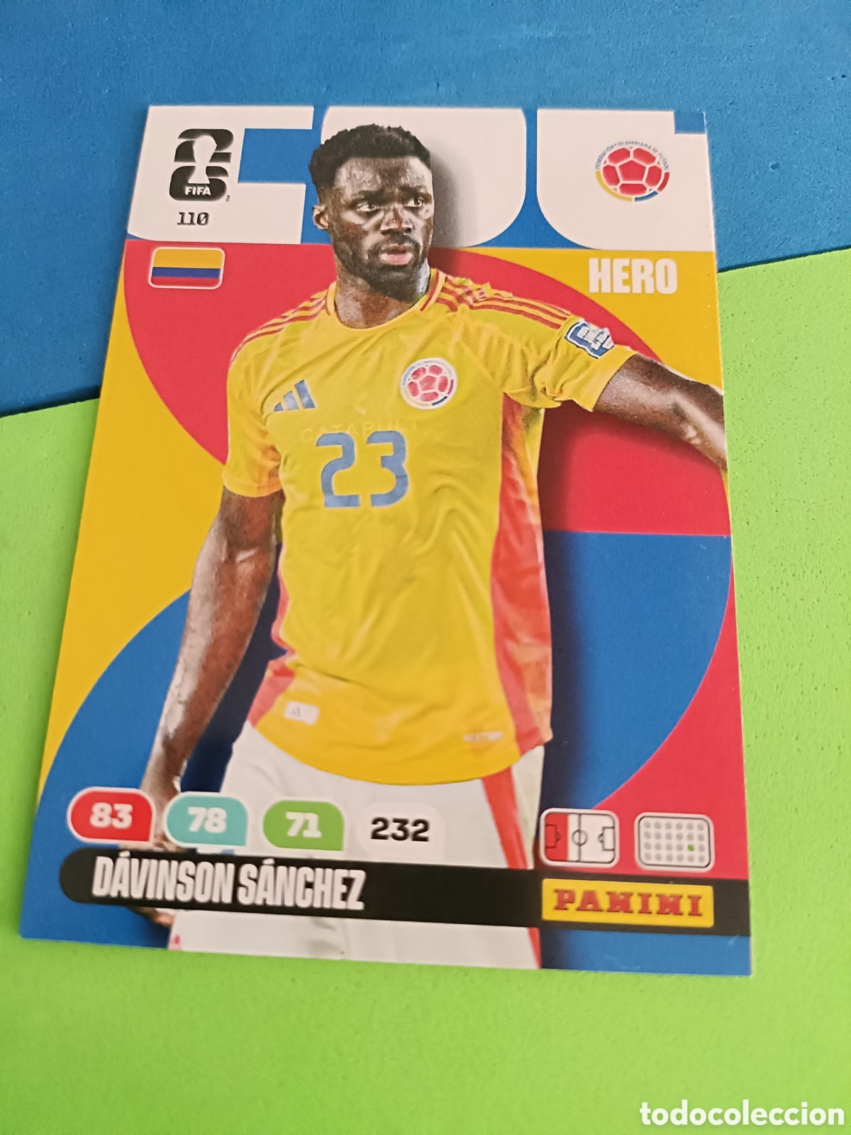 Cartes &agrave; collectionner de Football: Adrenalyn XL Fifa World cup 2026 mundial - 110 Davinson S&aacute;nchez