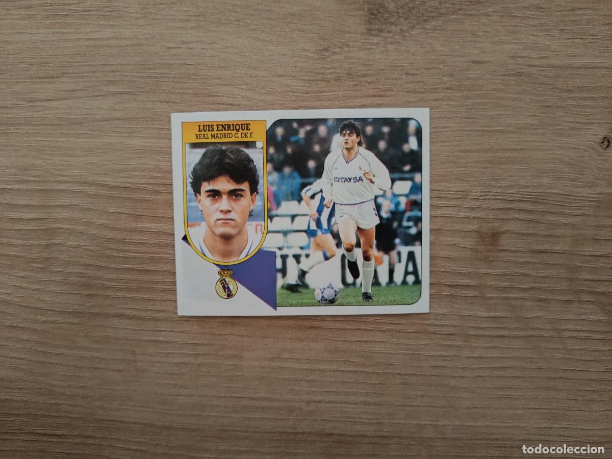 Cartes &agrave; collectionner de Football: CROMO DE FUTBOL LIGA ESTE LUIS ENRIQUE REAL MADRID SIN PEGAR NUNCA PEGADO 91 92 1991 1992 D426