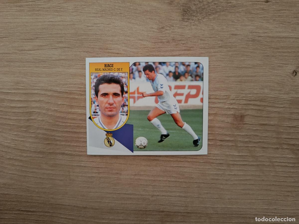 Cartes &agrave; collectionner de Football: CROMO DE FUTBOL LIGA ESTE HAGI REAL MADRID SIN PEGAR NUNCA PEGADO 91 92 1991 1992 D426