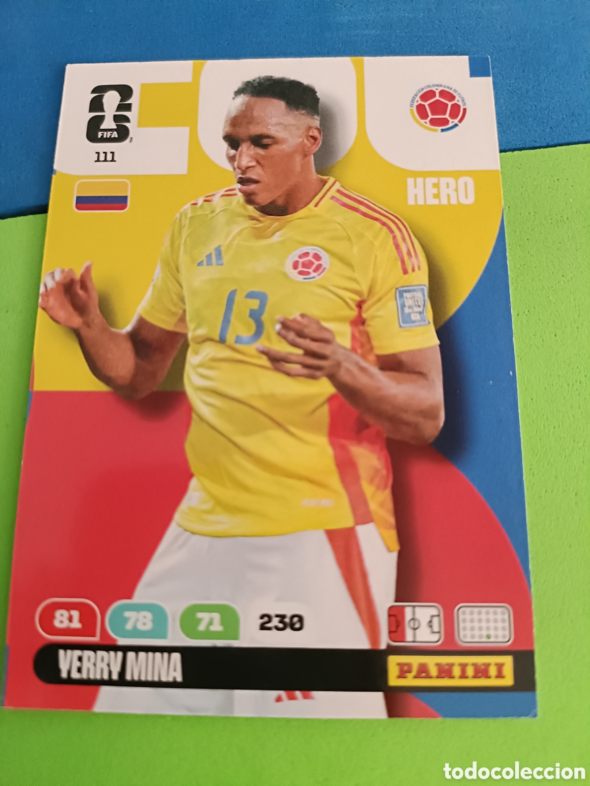 Cromos de F&uacute;tbol: Adrenalyn XL Fifa World cup 2026 mundial - 111 Yerry Mina