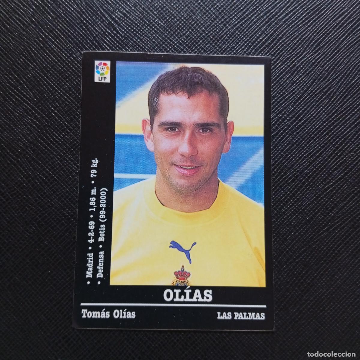 Cromos de F&uacute;tbol: 293 OLIAS LAS PALMAS PANINI 2000 2001 CROMO FUTBOL 00 01 LIGA - SIN PEGAR - A165 PG406 B