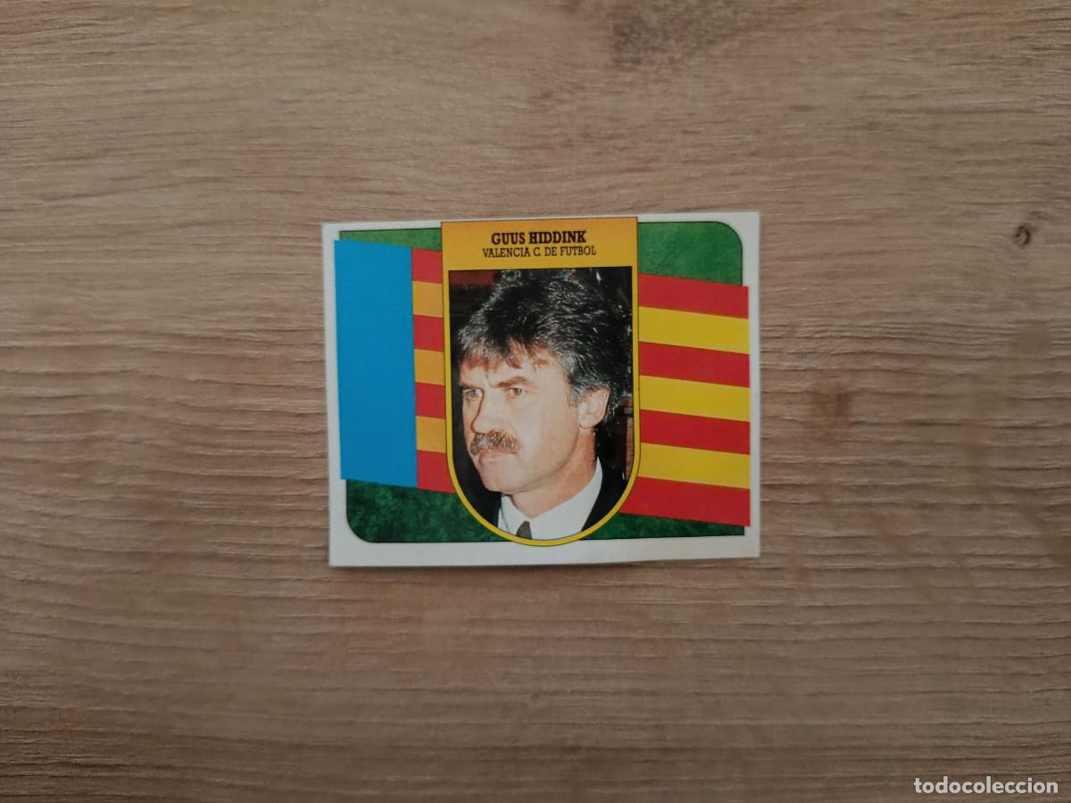 Cromos de F&uacute;tbol: CROMO DE FUTBOL LIGA ESTE GUUS HIDDINK VALENCIA SIN PEGAR NUNCA PEGADO 91 92 1991 1992 D426