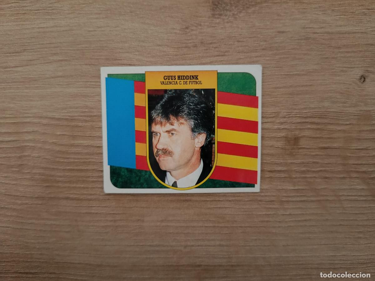 Cromos de F&uacute;tbol: CROMO DE FUTBOL LIGA ESTE GUUS HIDDINK VALENCIA SIN PEGAR NUNCA PEGADO 91 92 1991 1992 D426