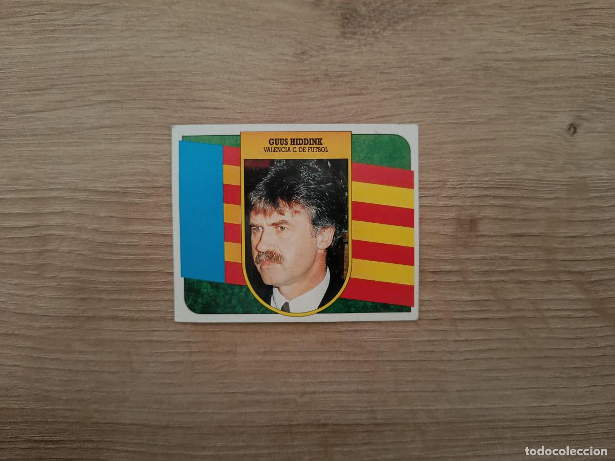 Cromos de F&uacute;tbol: CROMO DE FUTBOL LIGA ESTE GUUS HIDDINK VALENCIA SIN PEGAR NUNCA PEGADO 91 92 1991 1992 D426