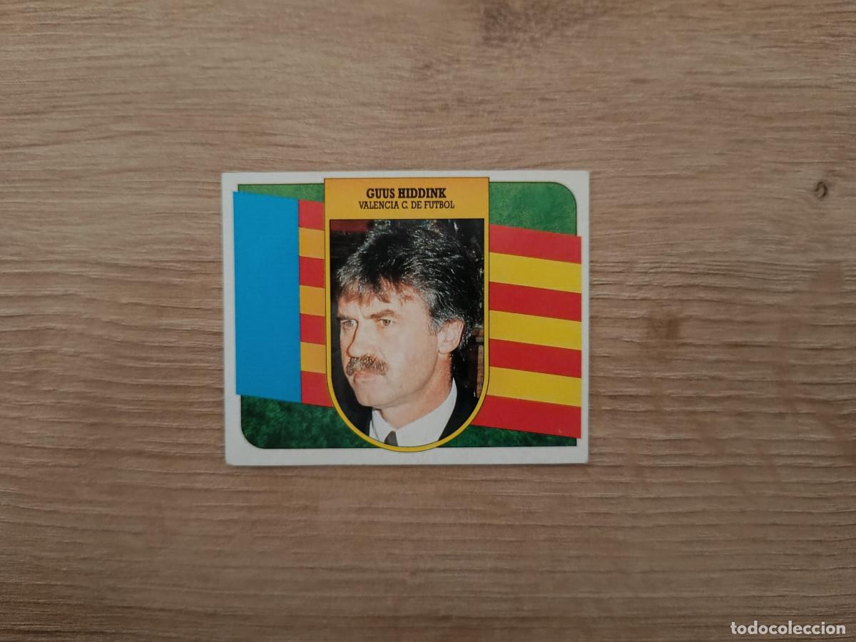 Cromos de F&uacute;tbol: CROMO DE FUTBOL LIGA ESTE GUUS HIDDINK VALENCIA SIN PEGAR NUNCA PEGADO 91 92 1991 1992 D426