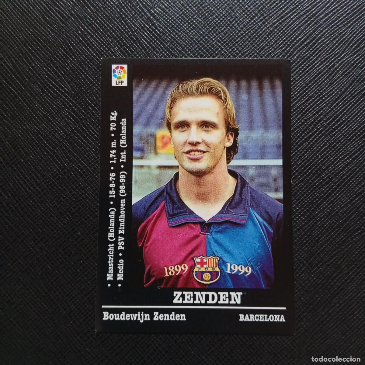 Cromos de F&uacute;tbol: 29 ZENDEN BARCELONA PANINI 2000 2001 CROMO FUTBOL 00 01 LIGA - SIN PEGAR - A165 PG397