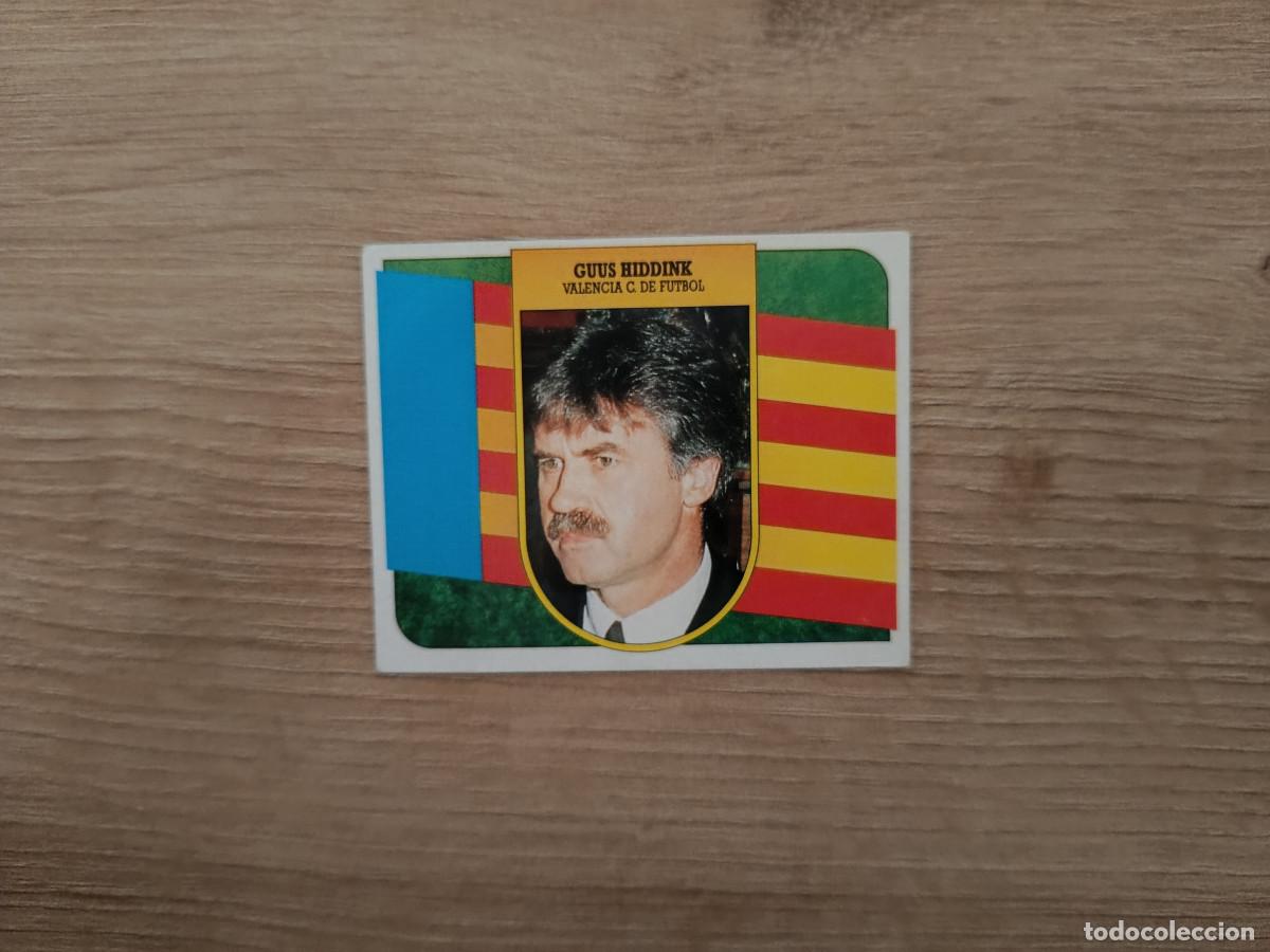 Cromos de F&uacute;tbol: CROMO DE FUTBOL LIGA ESTE GUUS HIDDINK VALENCIA SIN PEGAR NUNCA PEGADO 91 92 1991 1992 D426