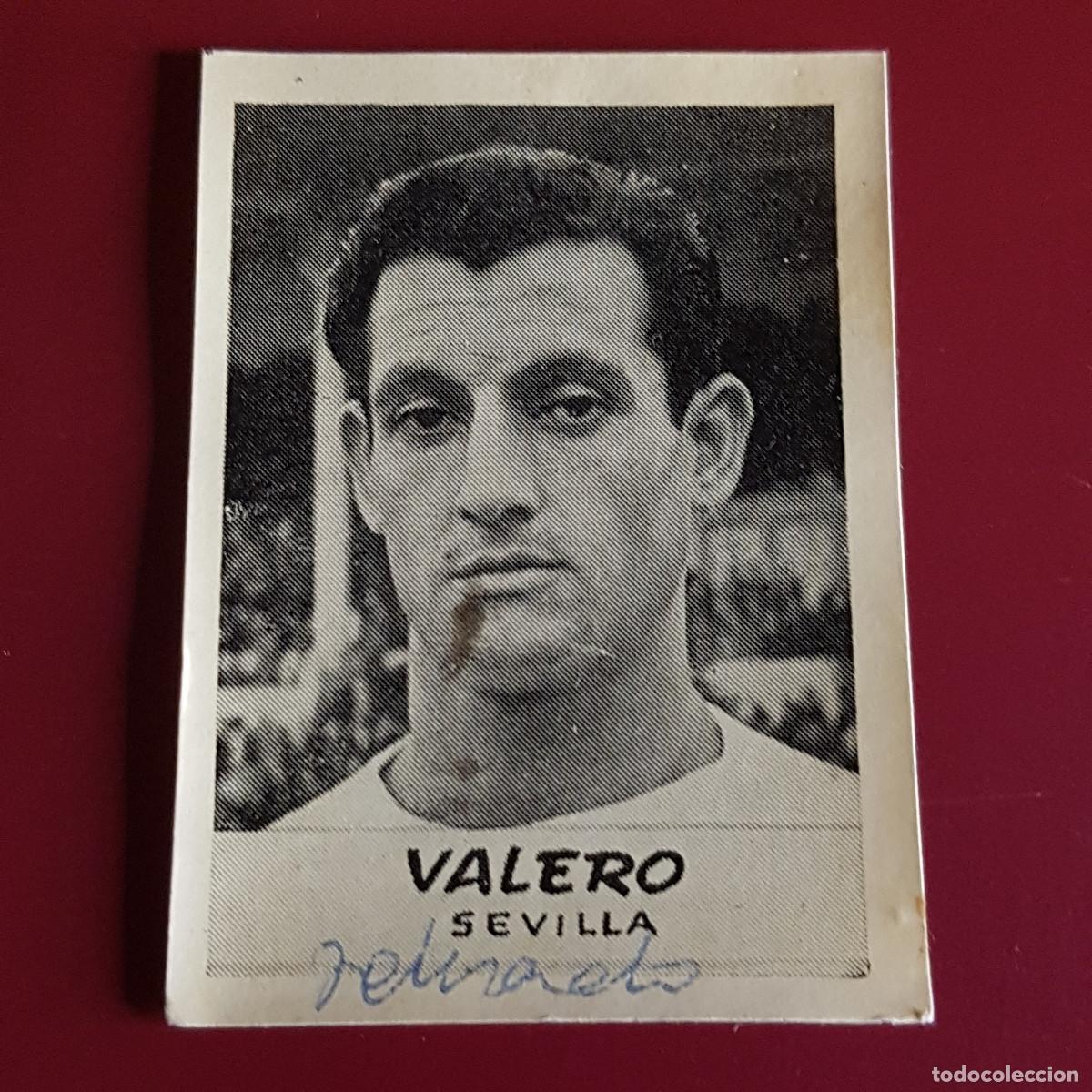 Cromos de F&uacute;tbol: JORNADA DEPORTIVA - FUTBOLISTAS - 1960 1961 - 60 61 - SEVILLA - VALERO - NUNCA PEGADO
