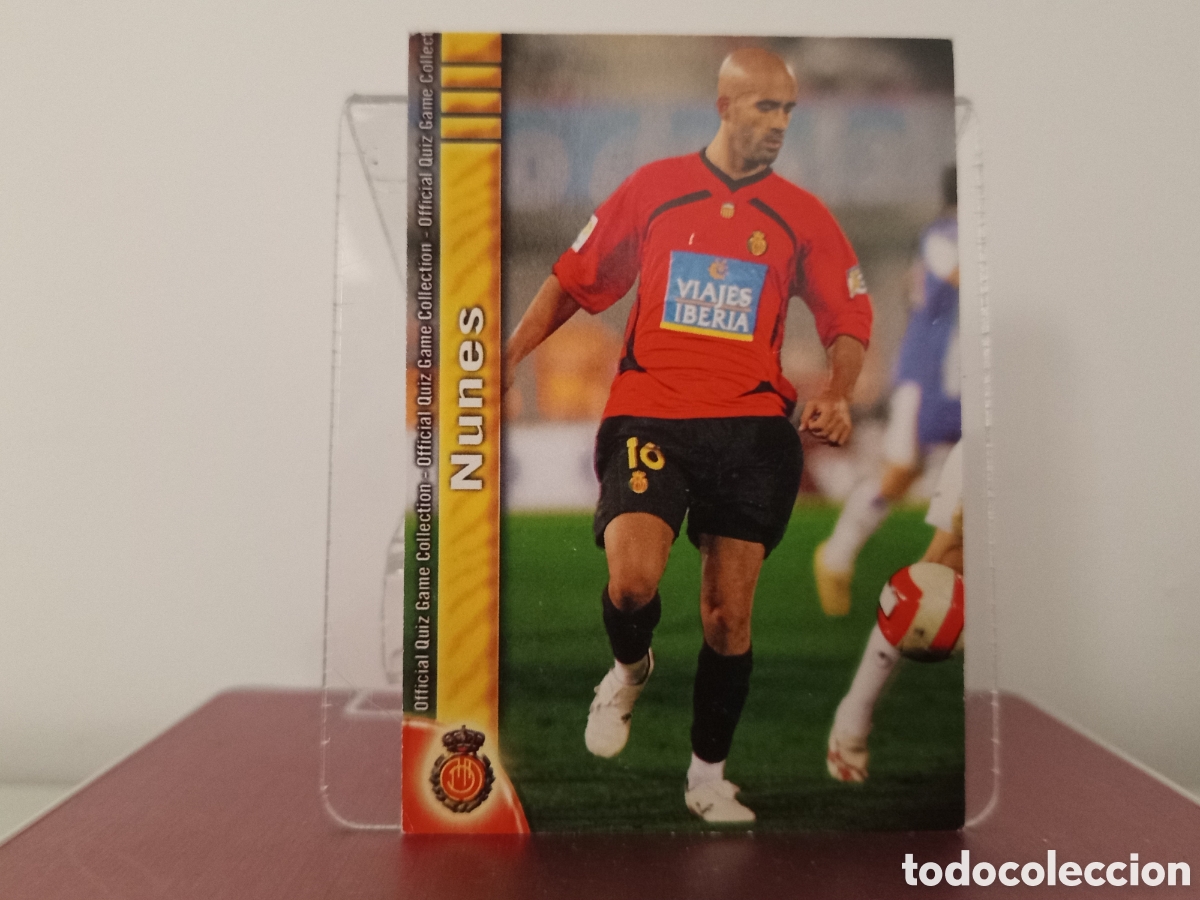 Cromos de F&uacute;tbol: ❇️ CROMO ⚽ NUNES MALLORCA FICHAS LIGA QUIZ COLLECTION MUNDICROMO ❇️