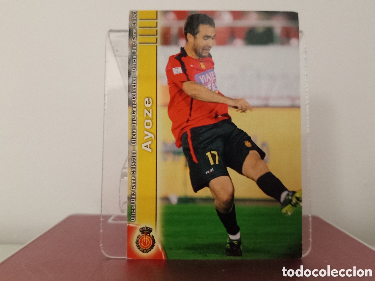 Figurine di Calcio: ❇️ CROMO ⚽ AYOZE MALLORCA FICHAS LIGA QUIZ COLLECTION MUNDICROMO ❇️