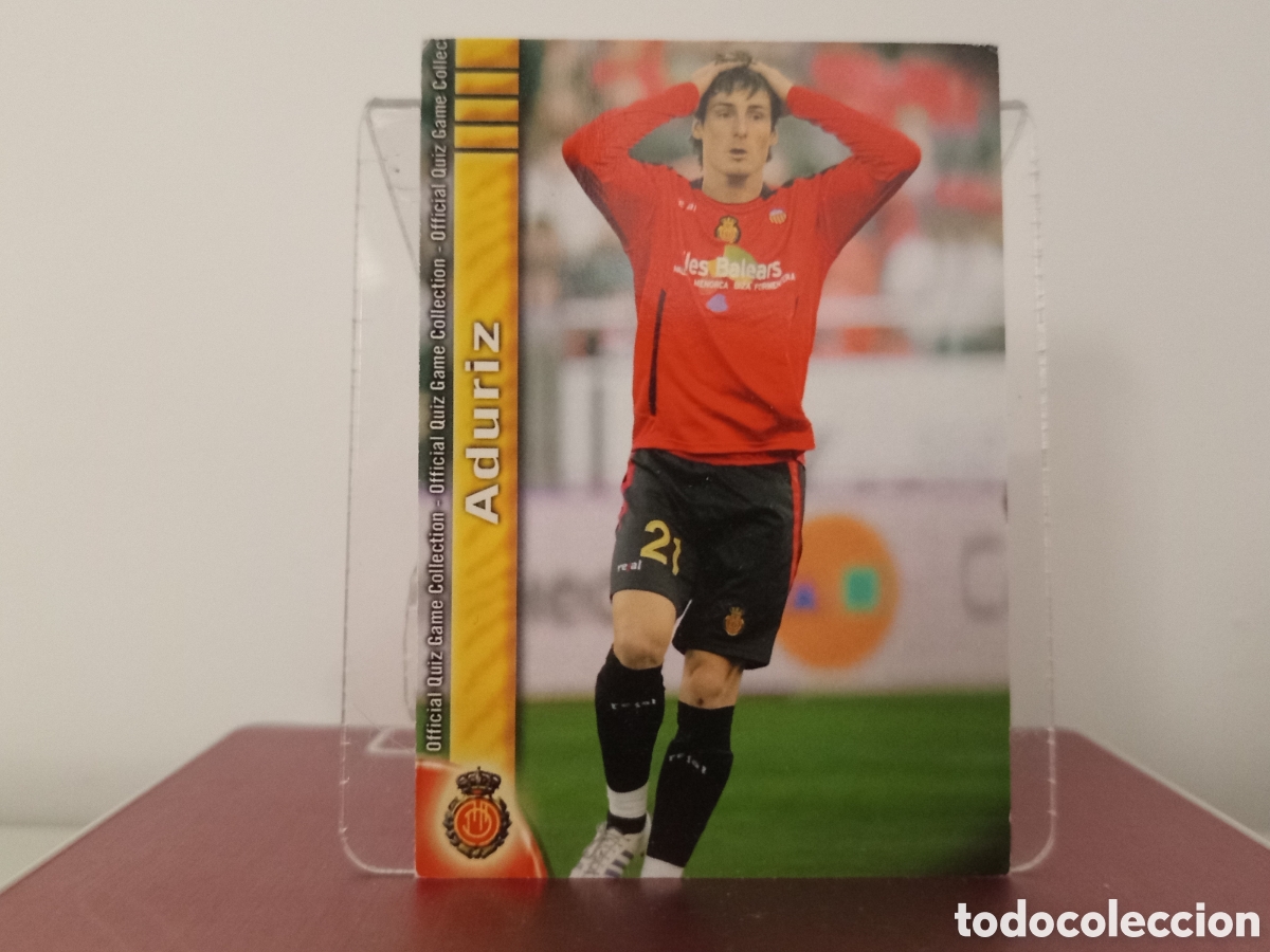 Cartes &agrave; collectionner de Football: ❇️ CROMO ⚽ ADURIZ MALLORCA FICHAS LIGA QUIZ COLLECTION MUNDICROMO ❇️
