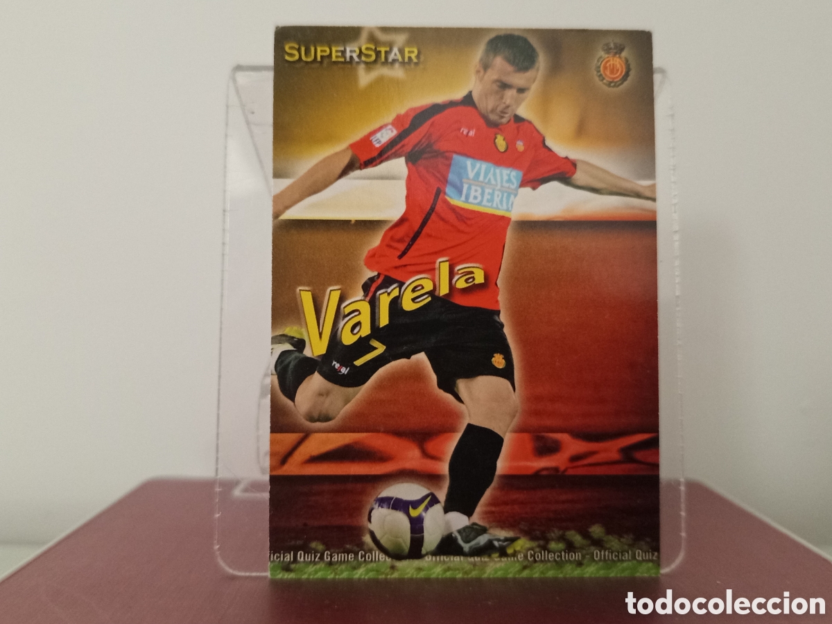 Cromos de F&uacute;tbol: ❇️ CROMO ⚽ VARELA MALLORCA SUPERSTAR FICHAS LIGA QUIZ COLLECTION MUNDICROMO ❇️