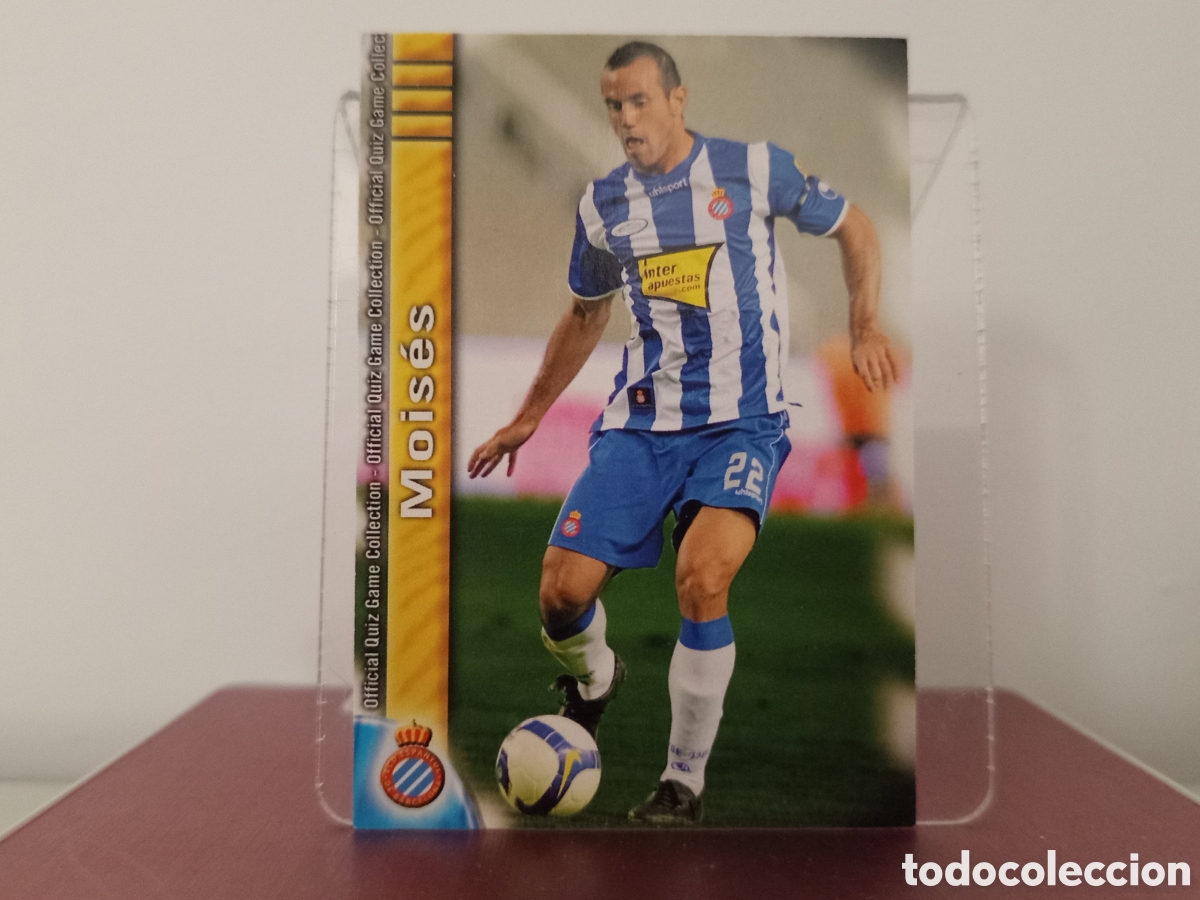 Figurine di Calcio: ❇️ CROMO ⚽ MOIS&Eacute;S ESPA&Ntilde;OL FICHAS LIGA QUIZ COLLECTION MUNDICROMO ❇️