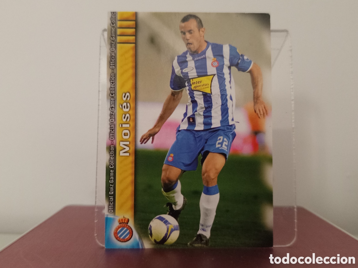 Figurine di Calcio: ❇️ CROMO ⚽ MOIS&Eacute;S ESPA&Ntilde;OL FICHAS LIGA QUIZ COLLECTION MUNDICROMO ❇️