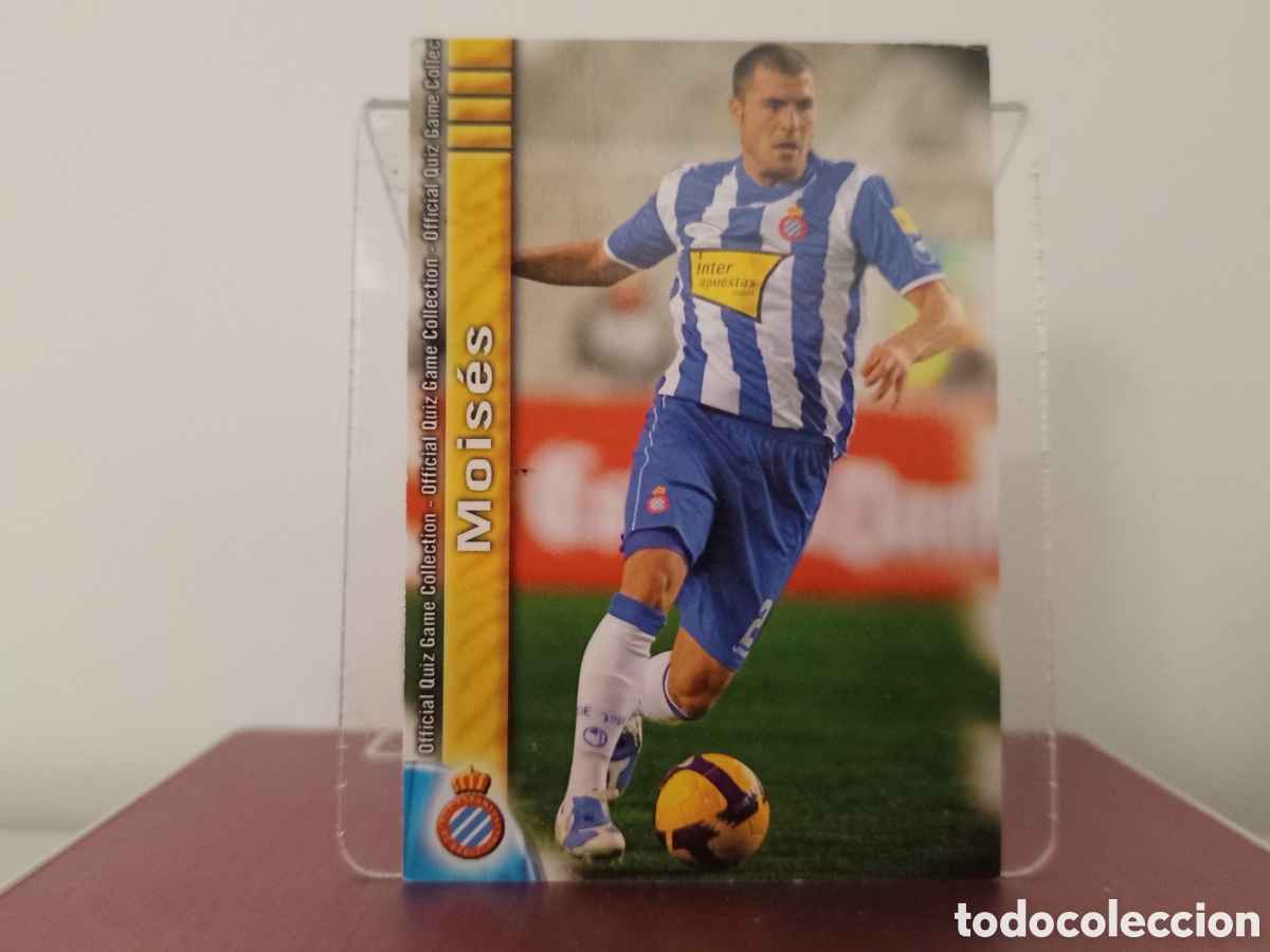 Figurine di Calcio: ❇️ CROMO ⚽ MOIS&Eacute;S ESPA&Ntilde;OL VERSI&Oacute;N FICHAS LIGA QUIZ COLLECTION MUNDICROMO ❇️