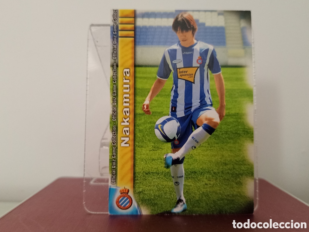 Figurine di Calcio: ❇️ CROMO ⚽ NAKAMURA ESPA&Ntilde;OL FICHAS LIGA QUIZ COLLECTION MUNDICROMO ❇️