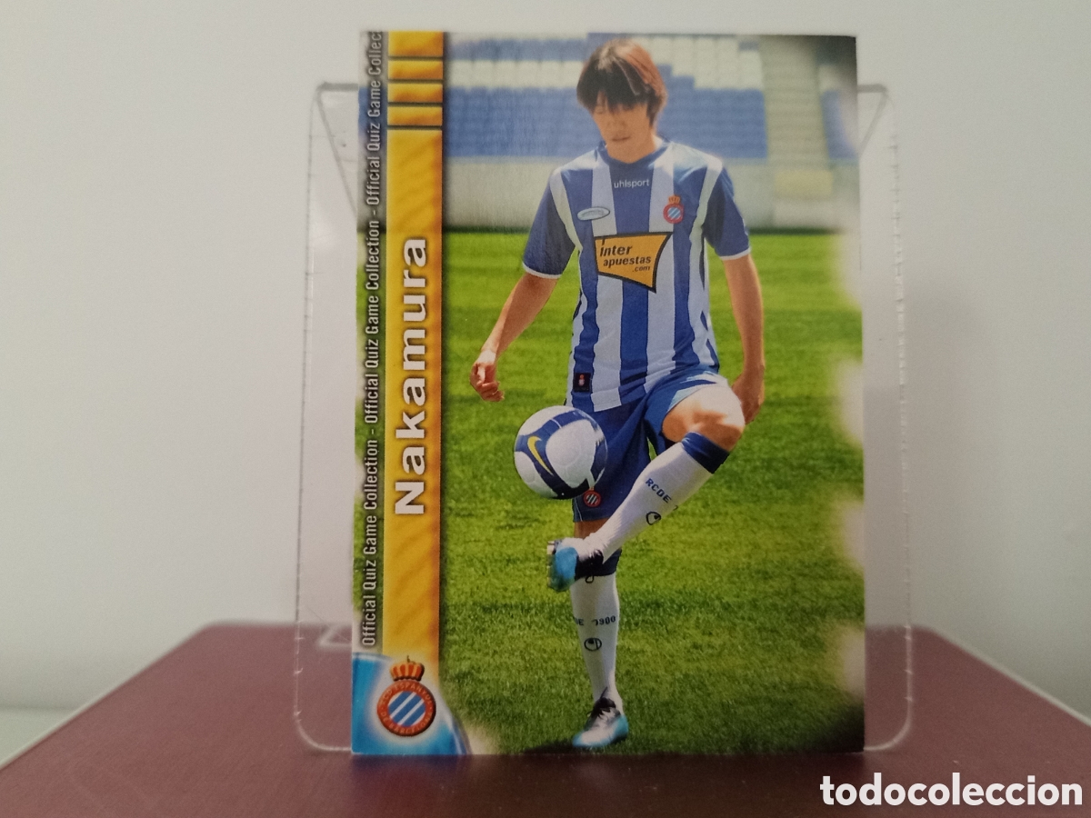 Figurine di Calcio: ❇️ CROMO ⚽ NAKAMURA ESPA&Ntilde;OL FICHAS LIGA QUIZ COLLECTION MUNDICROMO ❇️